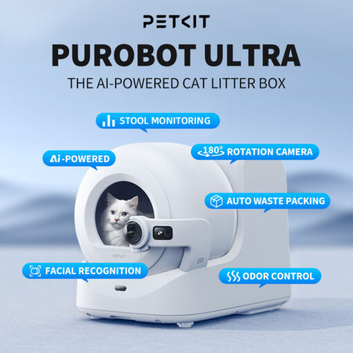 PETKIT Purobot Ultra AI-powered Cat Litter Box With Camera - Image 3