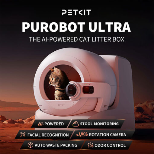 PETKIT Purobot Ultra AI-powered Cat Litter Box With Camera - Image 4