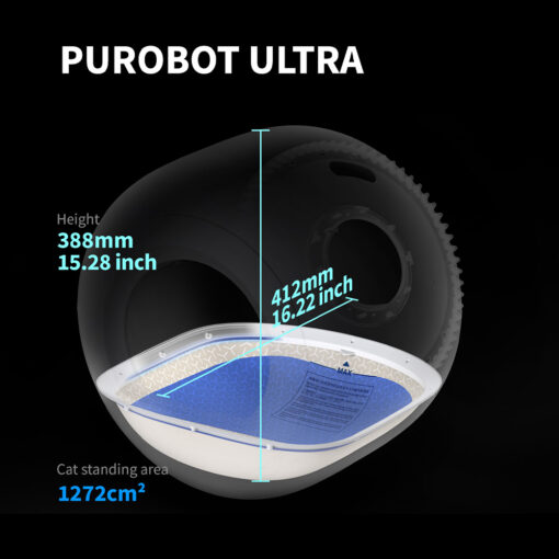 PETKIT Purobot Ultra AI-powered Cat Litter Box With Camera - Image 9